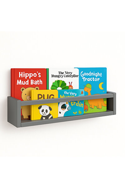 Deisor 1pcs Etajera carti Montessori din lemn - 60 cm