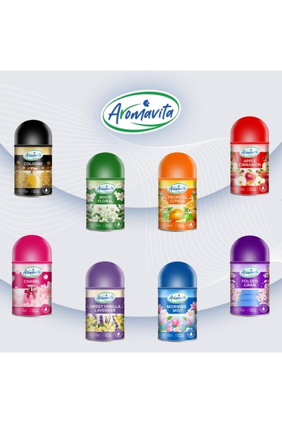 Aromavita Set 12 buc x Rezerva odorizant camera automatic 250ml - Arome mixte