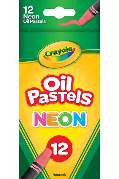Crayola ألوان باستيل زيتية نيون 12 قطعة