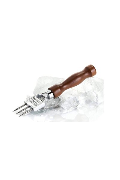 Paderno Ice Pick 3 Prongs With Wooden Handle, 7"/18cm