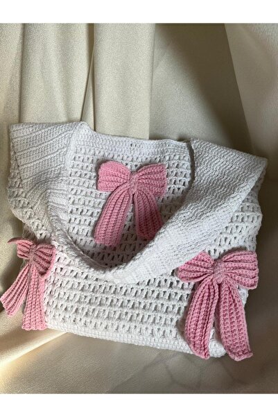 İhtiyacımVar Shoulder Bag Stylishly Designed Lined Hand Knitted Bag