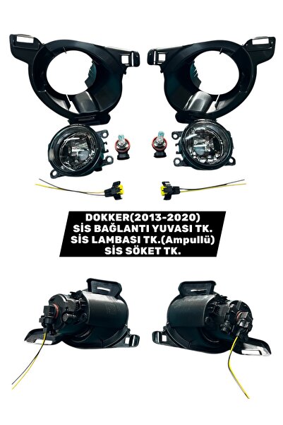 İthal DOKKER SİS BAĞLANTI YUVASI+SİS LAMBASI+SÖKET SET