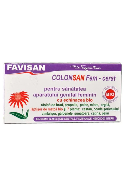 Favisan Colonsan Fem-Cerat Suppositories (12 X 1.9) 22.8g