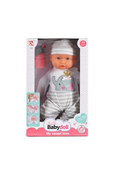 Tutu Love Păpușă interactivă 41 cm cu sticlă și elefant – joc de rol educativ pentru copii de peste 3 ani, Tut