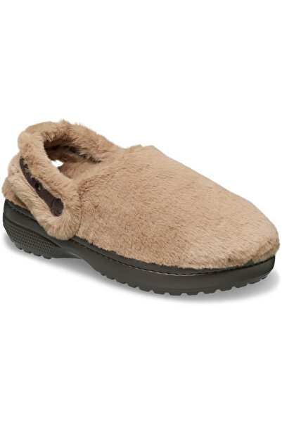 Crocs Classic Unfurgettable Clog Milk Chocolate Unisex Peluş Terlik