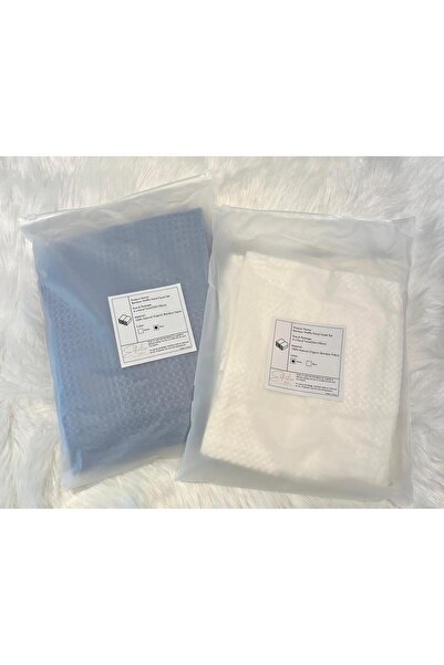 Eclectic homes مجموعة مناشف اليد المصنوعة من الخيزران والوافل