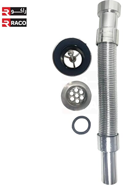 Raco Heavy Duty PVC Chrome Plated Wash Basin Expandable Drain Pipe (1-1/2)