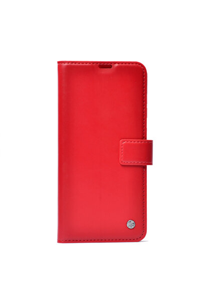 Khayra Galaxy S25 Fe Case Khyr Snow Deluxe Flip Cover Case - Red