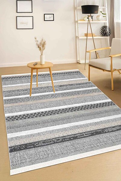 Decomia Home Fringed Digital Print Non-Slip Washable Living Room Carpet Kitchen Carpet Hallway Carpet Rug Runner