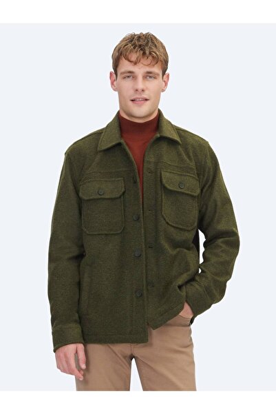 Kip Haki Regular Fit Overshırt