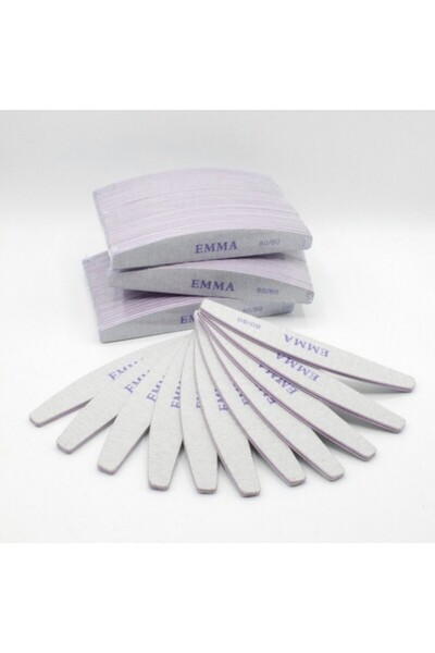 emma Set of 25 professional nail files for manicure 80/80