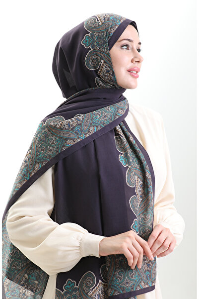 sefamerve Karaca Cotton Shawl 82004-05 Purple