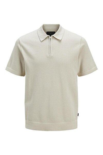 Jack & Jones JPRBLAMILANO قميص بولو محبوك للربيع SS SN فضي