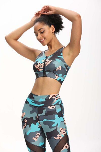 WildFashion Αθλητικό σετ 2 τεμαχίων που αποτελείται από τοπ και στρατιωτικό κ...