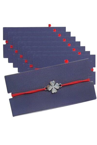 GOLD MARKET Set de 10 brățări Mărțișor pentru copii, oțel inoxidabil și mater...