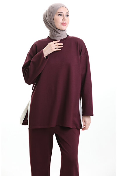 sefamerve Premium Υφασμάτινο Σετ συνδυασμός υφασμάτων 11332-02 Plum