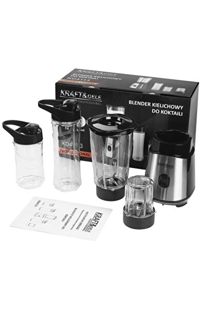 Kraft&dele Set blender cu recipient din sticlă, 1500 W, KD 4113