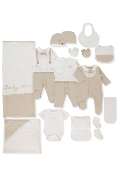 Bebetto JAKARLI İKİ İP ZIBIN SET 20Lİ (BABY KING/25) BEJ