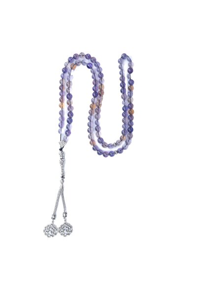 Zeynep Büyükbay سبحة من حجر الأميترين الطبيعي 99 حبة