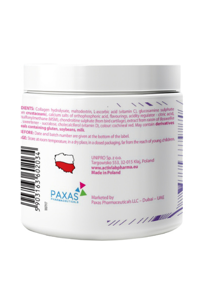 ACTİVLAB Collagen Joint & Body, Raspberry-strawberry flavour, 300g