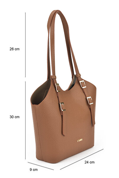 Ziya , Women's Shoulder and Hand Bag 151979Z3106 Tan