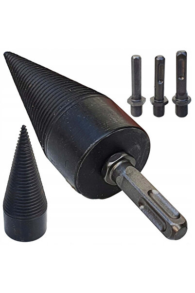 Ondragon Burghiu conic pentru despicat lemne cu adaptoare, 42 mm, diametru exterior 095