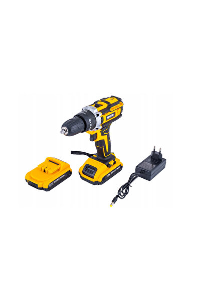 Majster Polska Mașină de găurit și șurubelniță fără fir cu baterie de 2 Ah - ...