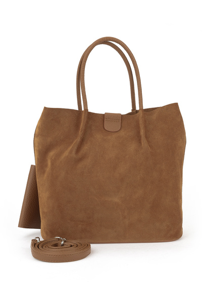 Ziya , Women's Genuine Leather Shoulder and Hand Bag 153979Z5010 Tan