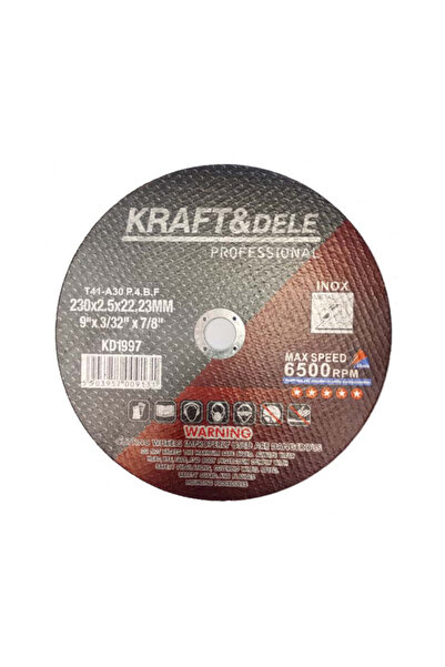 Kraft&dele Disc pentru tăierea metalului, 230 x 2,5 x 22,23 mm, uzură 1997