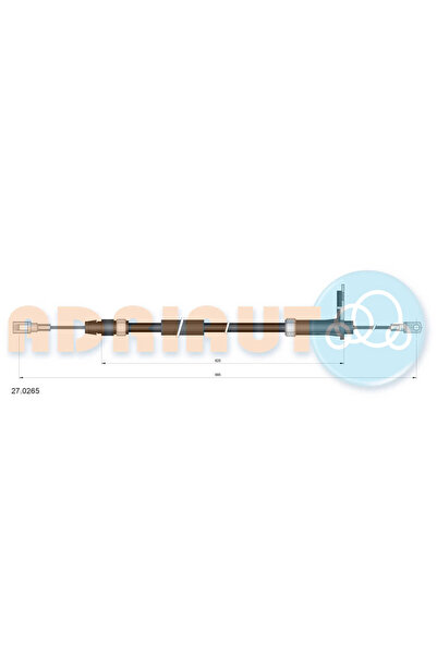 Adriauto Cablu Frana De Parcare Spate Dreapta Mercedes-Benz Slk