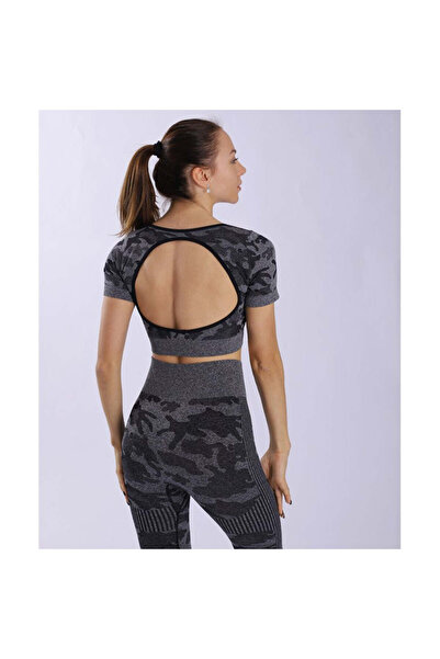 WildFashion Set 2 piese compleu sport din top si colanti cu talie inalta B699-181