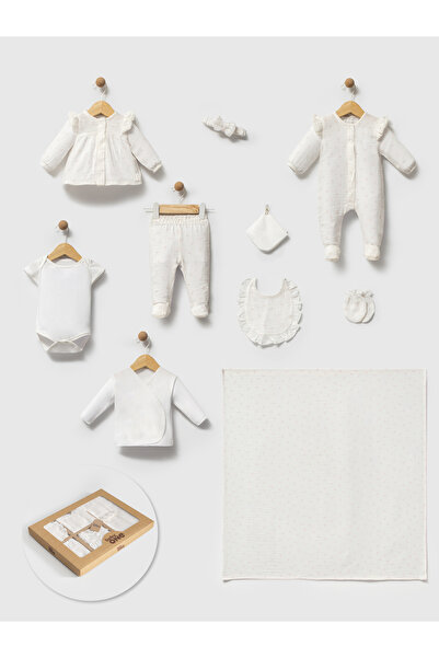 Babyone Muslin Ten-Piece Hospital Discharge Set 100% Cotton