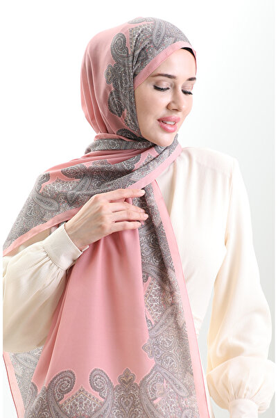 sefamerve Karaca Cotton Shawl 82004-13 Yavruağzı