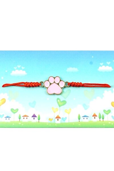 GOLD MARKET Set of 10 Martisor bracelet-type for children, metal and textile on colored card (Urma)
