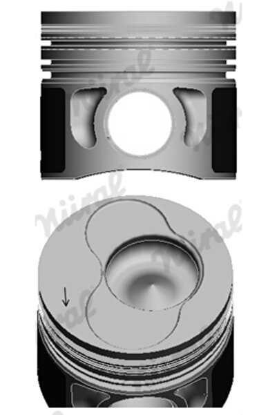 NÜRAL Piston Pentru Cilindrul 4 Audi A3/A4 B6/A6 C5 Seat Ibiza 3/Leon/Toledo 2
