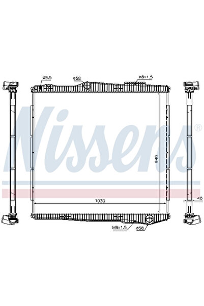 Nissens Radiator Racire Motor Scania R 1/R 2 2003-2019