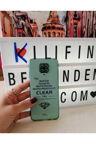 kılıfınbenden Xiaomi Redmi Note 9 Pro Transparent Color Case Model