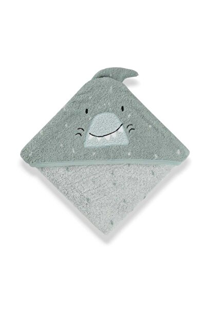 PAMUK HANIM منشفة استحمام للأطفال من القطن 100% للبنات والأولاد - لون تركواز/...