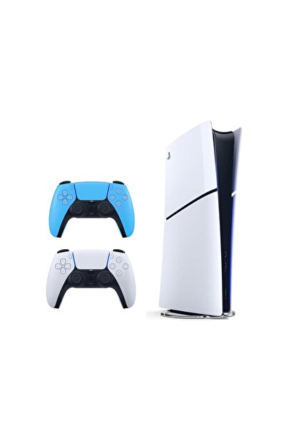 Sony Playstation 5 Slim Digital 825 GB + 2. Mavi Dualsense İthalatçı Garantili