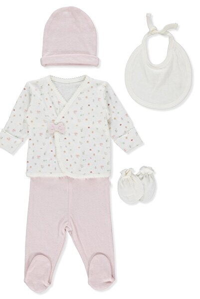 Bebetto مجموعة سوبريم العضوية المزدوجة من زيبين 5 قطع (فطر عضوي) ورد مجفف