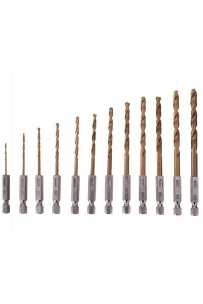 Kraft&dele Set de 13 burghie din oțel rapid, KD 982