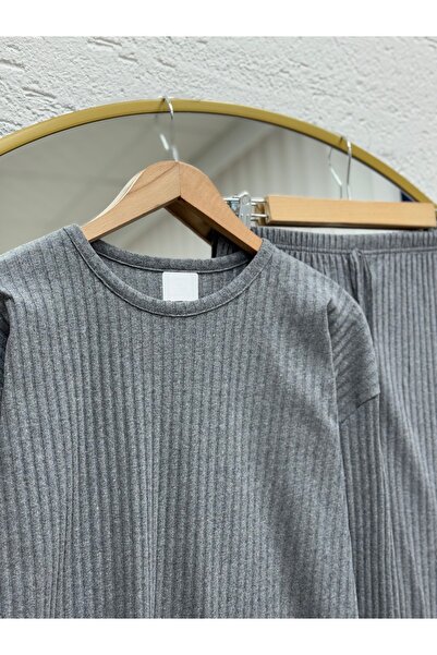 BENAHOLL Camita κοτλέ Σετ Παντελόνι-AE1700 Ανθρακί