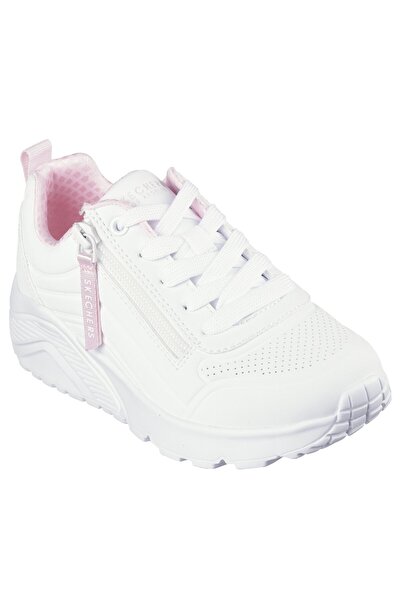 SKECHERS Children's sports shoes for girls UNO LITE EASY ZIP 310387L-WHITE-32