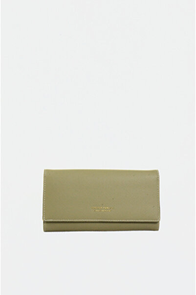 Mazel Design 585 Premium Khaki Women's Wallet - Luxury Lining Detail, Multipl...