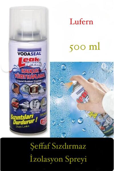 Lufern Suprey Şeffaf Sızdırmazlık Su İzolasyon Spreyi Mutfak Banyo Araba Tekn...