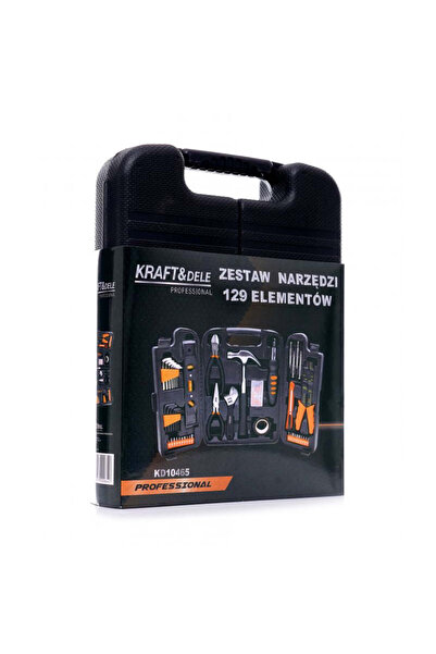 Kraft&dele Tool kit - pliers, wrenches, precision bits, 129 pieces, KD 10465