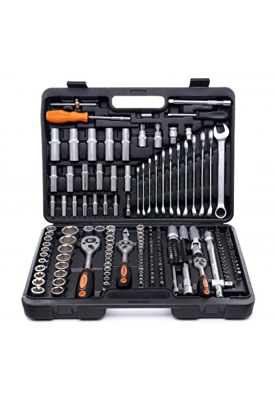 Kraft&dele KD 10470 Socket Set, 1/2", 3/8", 1/4", 219 pieces