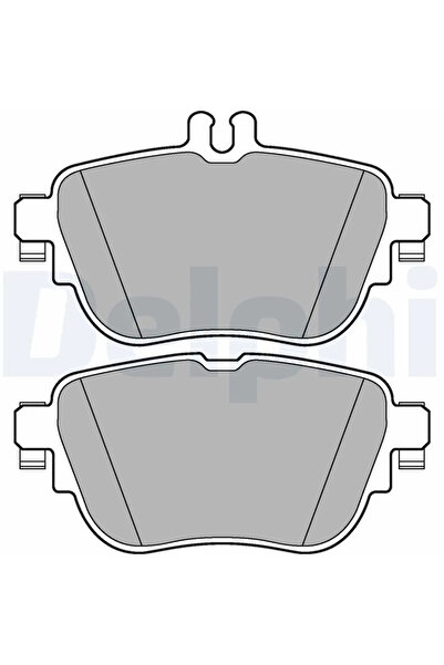 DELPHİ Комплект спирачни накладки за дискови спирачки Mercedes-Benz Cls/E-класа