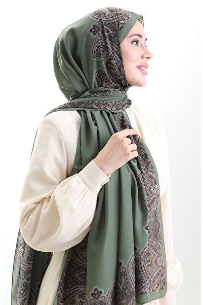 sefamerve Karaca Cotton Shawl 82004-09 Khaki