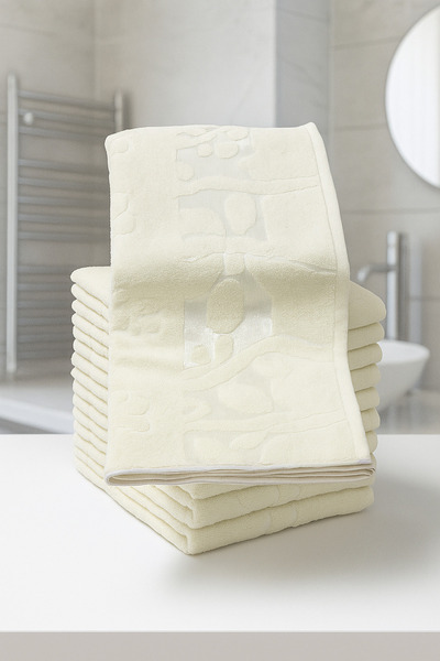 Truva Grup Set 5 Prosoape Velvet – 100% Bumbac, 420 g/mp, 5x50x90 cm